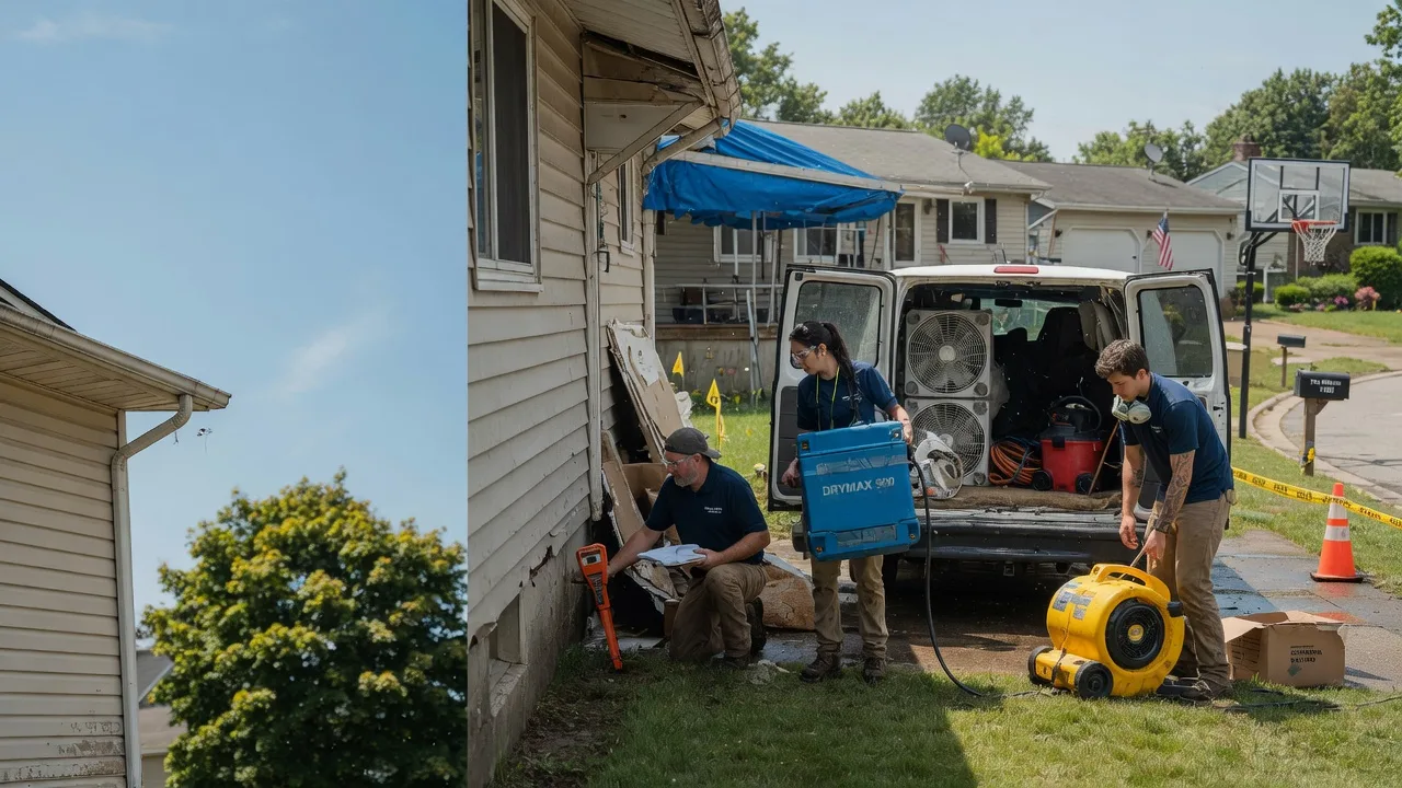 Ceiling Leak Cleanup in Hopedale, IL near me