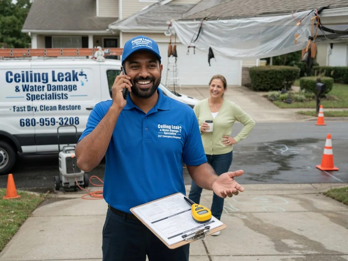 Ceiling Leak Cleanup Hopedale, IL FAQs